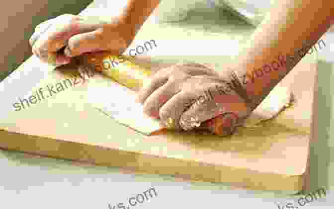 A Chef Preparing Pasta Dough, Rolling It Out With A Rolling Pin. Don T Cut The Basil: Five Generations Of Authentic Italian Recipes