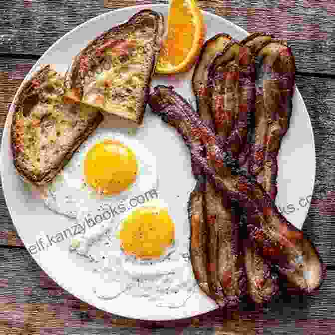 A Sizzling Skillet Of Eggs, Bacon, And Toast, Ready To Kick Start Your Day With Egg Citing Delights. The Egg Recipe Collection: Great Recipes Celebrating Eggs