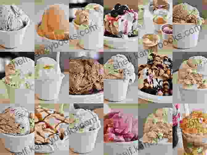 A Vibrant And Colorful Display Of Humphrey Slocombe Ice Cream Flavors In A Waffle Cone And A Cup. Humphrey Slocombe Ice Cream