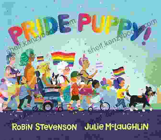 Children Reading Pride Puppy Lisa Bullard, Engrossed In Its Heartwarming And Educational Story. Pride Puppy Lisa Bullard