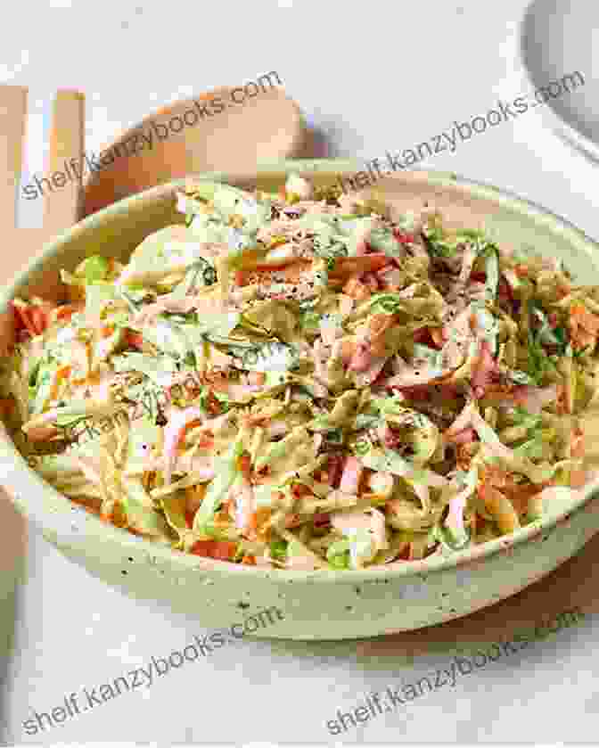 Colorful Potato Chip Coleslaw With Cabbage, Carrots, And A Creamy Dressing Recipes To Make With Potato Chips: Ways To Cook With Potato Chips: Potato Chip