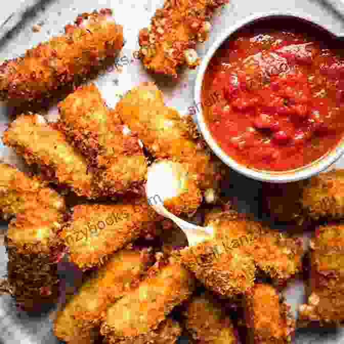 Crispy Mozzarella Sticks With A Side Of Marinara Sauce Father S Day Party Food Ideas: Amazing Party Food For Father S Day: Yummy Party Food To Celebrate Father S Day