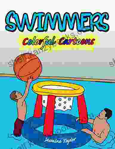 Swimmers Colorful Cartoon Illustrations Jasmine Taylor